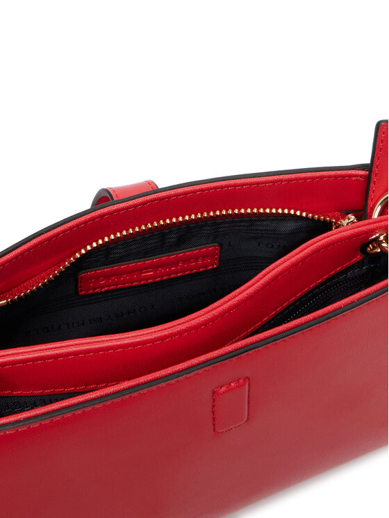 Tommy Hilfiger Tommy Hilfiger Kabelka Th Libre Chain Crossover AW0AW18614 Červená
