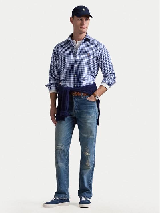 Polo Ralph Lauren Polo Ralph Lauren Πουκάμισο Core Replen 710792041 Μπλε Custom Fit