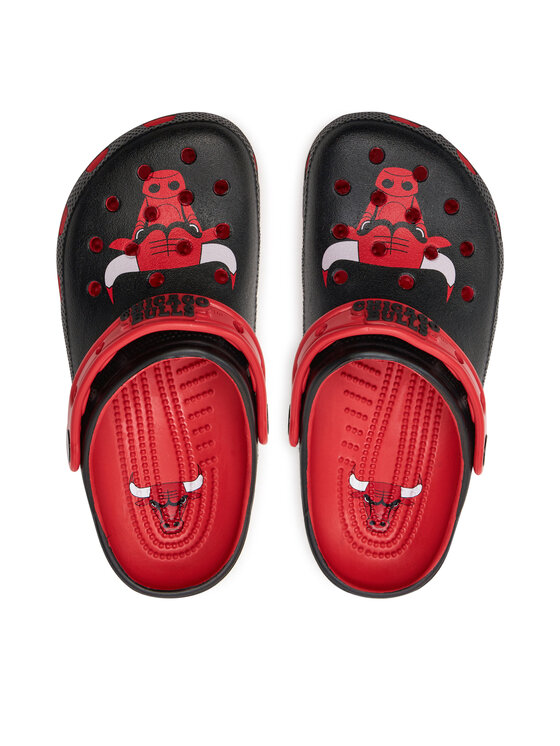 Crocs Crocs Natikače Nba Chicago Bulls Classic Clog Varsity 209441 Crna