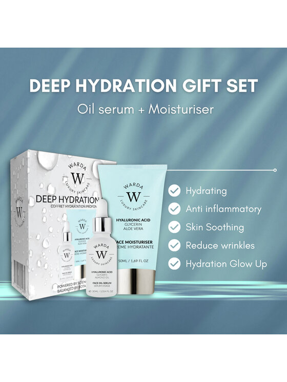 Warda Skincare Warda Skincare Deep Hydration Zestaw Upominkowy Serum
