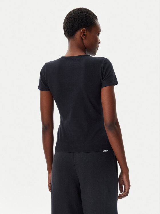 New Balance New Balance T-Shirt WT51958 Černá Slim Fit