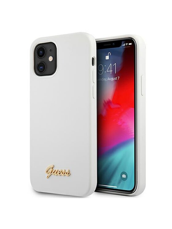 Guess Guess Etui na telefon iPhone 12 Mini Biały