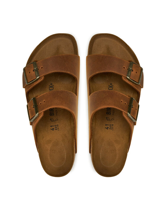 Birkenstock Birkenstock Nazouváky Arizona Leoi 1028272 Hnědá