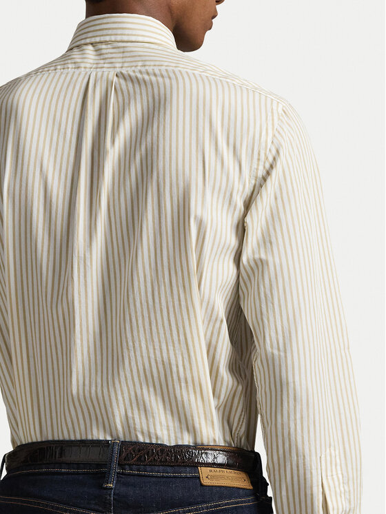 Polo Ralph Lauren Polo Ralph Lauren Camicia 710B15595007 Beige chiaro Custom Fit