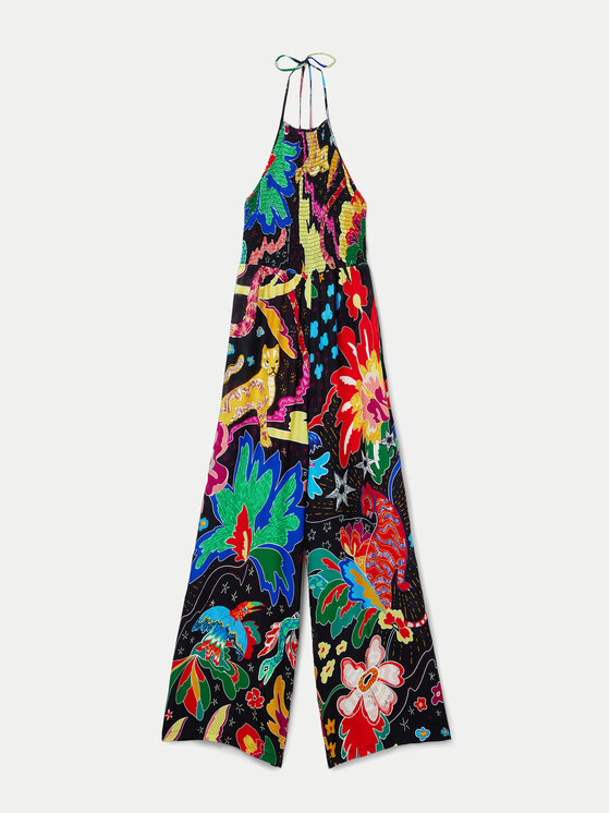 Desigual Desigual Salopetă Jungle 24SWMW06 Colorat Relaxed Fit