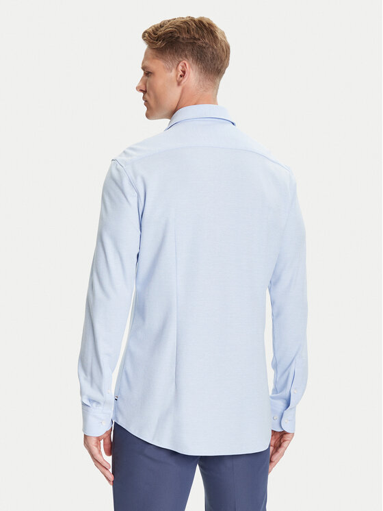 BOSS BOSS Cămașă P-Hank 50527675 Albastru celest Slim Fit