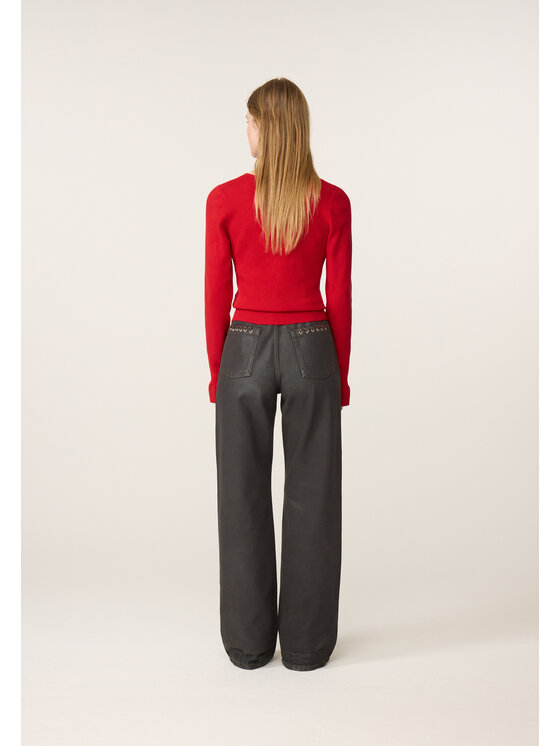 Fabienne Chapot Fabienne Chapot Kardigan 6962-1629-174 Czerwony Regular Fit