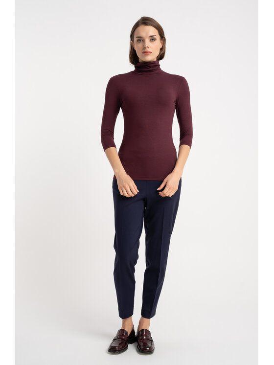 CLICK CLICK Golf 10-6969 Bordowy Fitted Fit