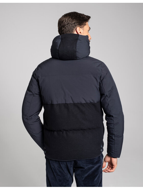 Borgio Borgio Kurtka zimowa boccioleto Granatowy Slim Fit