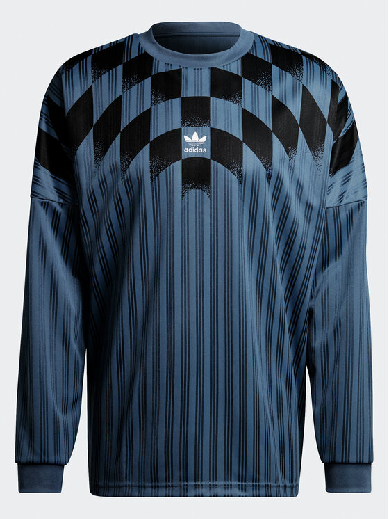 adidas adidas Majica dugih rukava Rekive Graphic HK7331 Plava Loose Fit