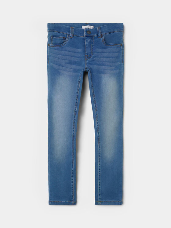NAME IT NAME IT Jeansy 13209038 Niebieski Slim Fit