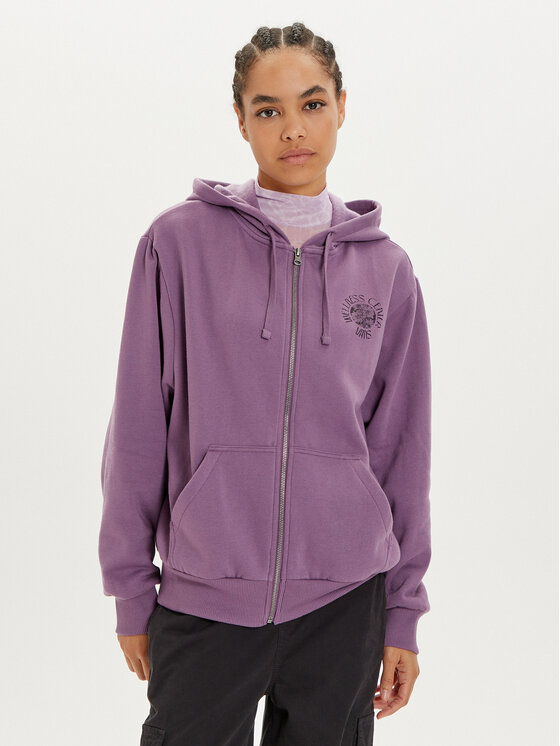 Vans Mikina Wellness VN000HCT Fialová Loose Fit