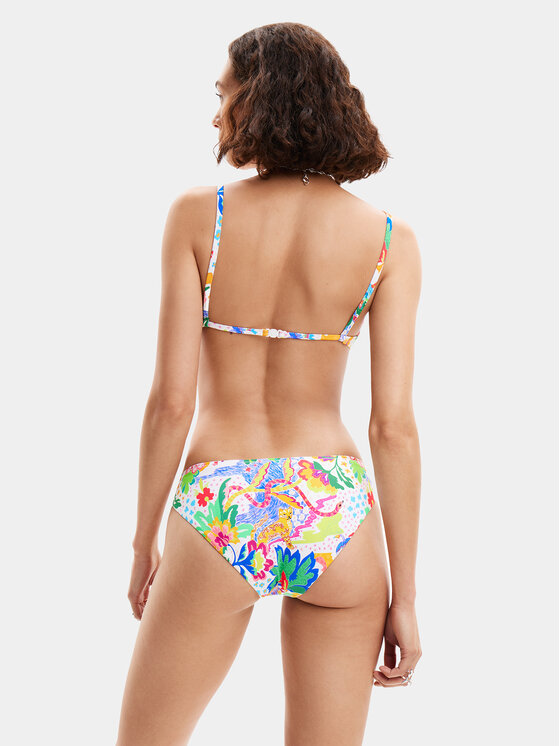 Desigual Desigual Dół od bikini Jungle 24SWMK11 Kolorowy