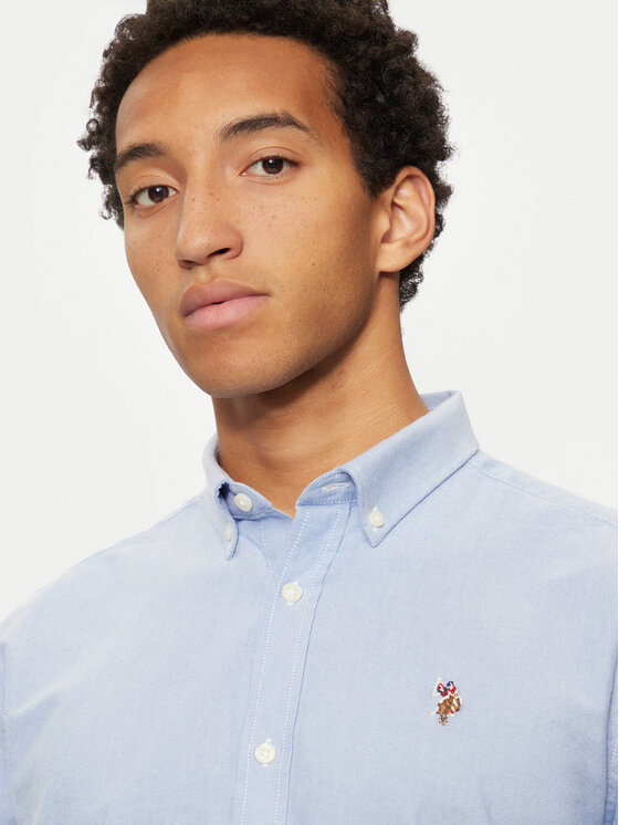 U.S. Polo Assn. U.S. Polo Assn. Hemd MUP3247 Himmelblau Slim Fit