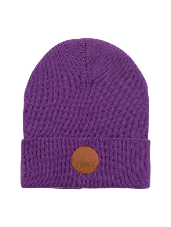 Kabak Kabak Czapka klasyczna beanie Fioletowy