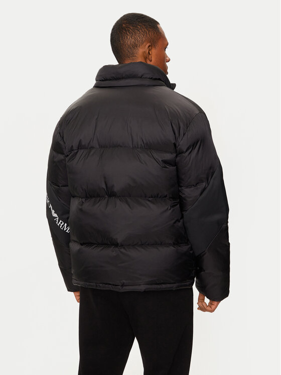 EA7 Emporio Armani EA7 Emporio Armani Vatovaná bunda 6DPB33 PNEOZ Černá Regular Fit