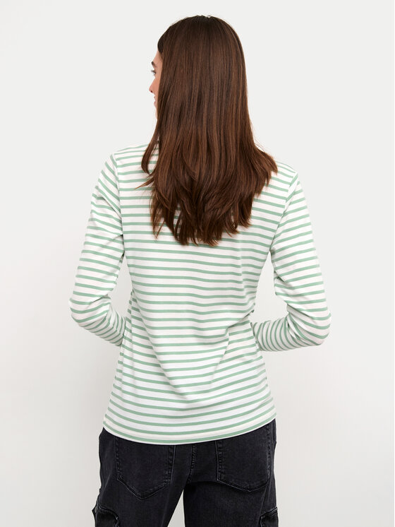 Kaffe Kaffe Bluzka Liddy 10502821 Zielony Regular Fit