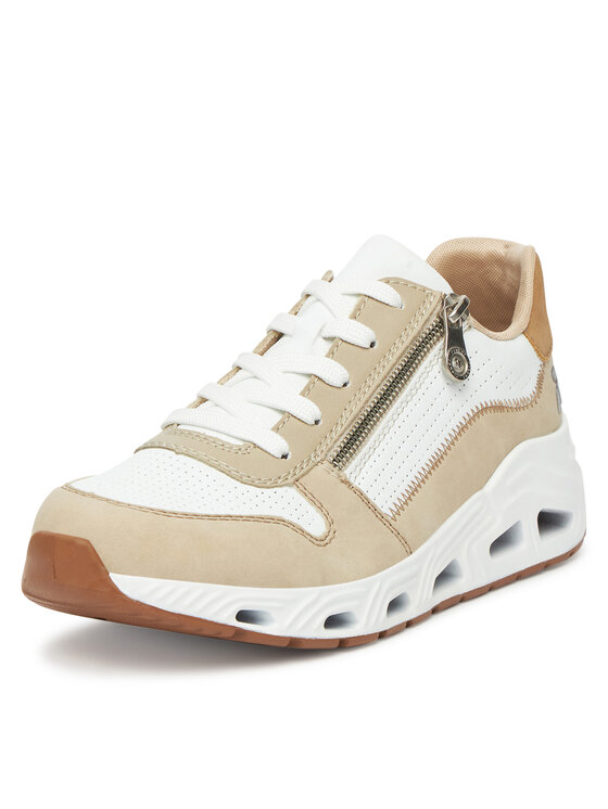 Rieker Rieker Sneakersy N5204-80 Biały