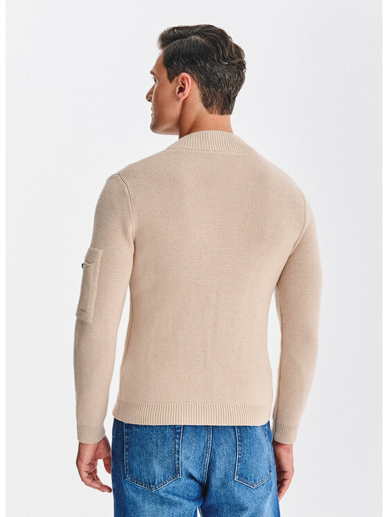 Pako Lorente Pako Lorente Kardigan P25WF-2X-035 Beżowy Classic Fit