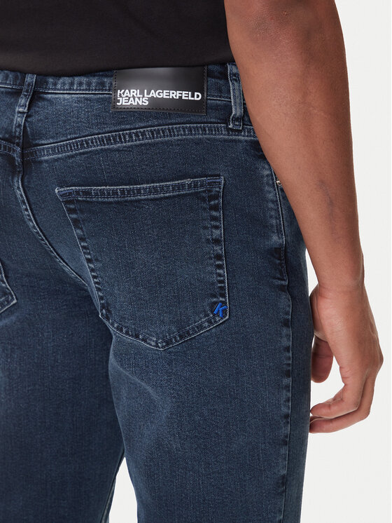 Karl Lagerfeld Jeans Karl Lagerfeld Jeans Jeansy A4M10138 Černá Slim Fit