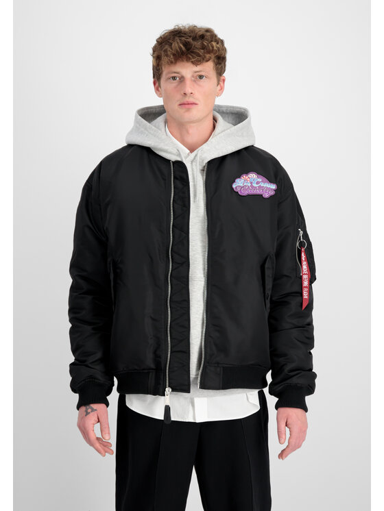 Alpha Industries Alpha Industries Kurtka bomber MA-1 Candy Crew Bomber Jacket Czarny Loose Fit