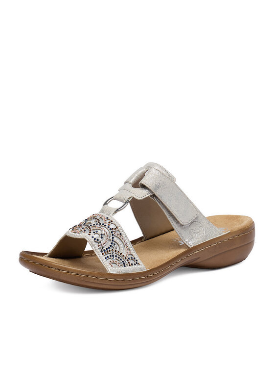 Rieker Rieker Παντόφλες CEO-608K2-40 Ασημί