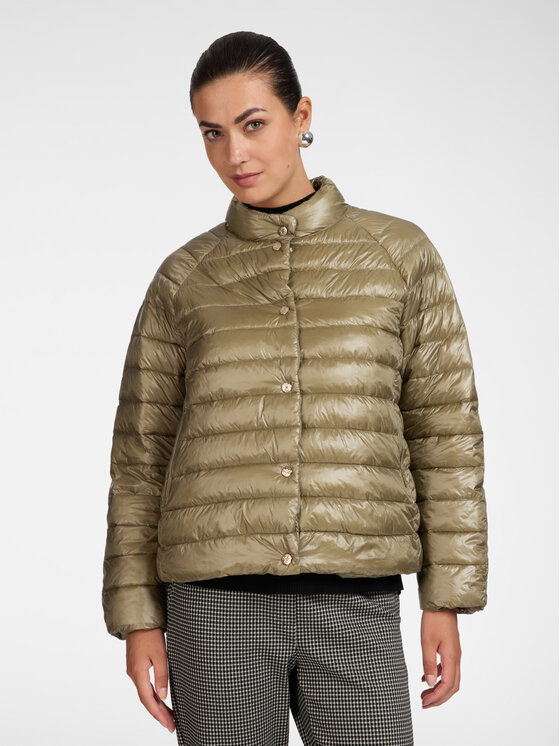 Elena Mirò Elena Mirò Giubbotto piumino F045Z000047N0F5 Verde Over Fit