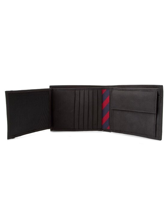 Tommy Hilfiger Tommy Hilfiger Piniginė Johnson Trifold AM0AM00665 Juoda