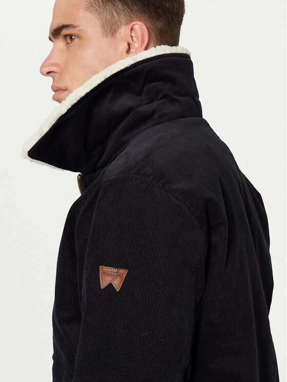 Wrangler Wrangler Kurtka bomber Aviator 112357270 Czarny Regular Fit