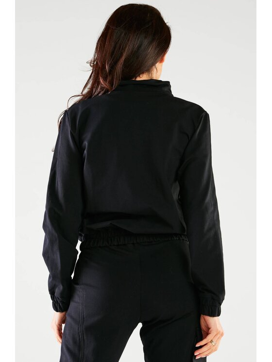 Infinite You Infinite You Bluza M246 Czarny Basic Fit