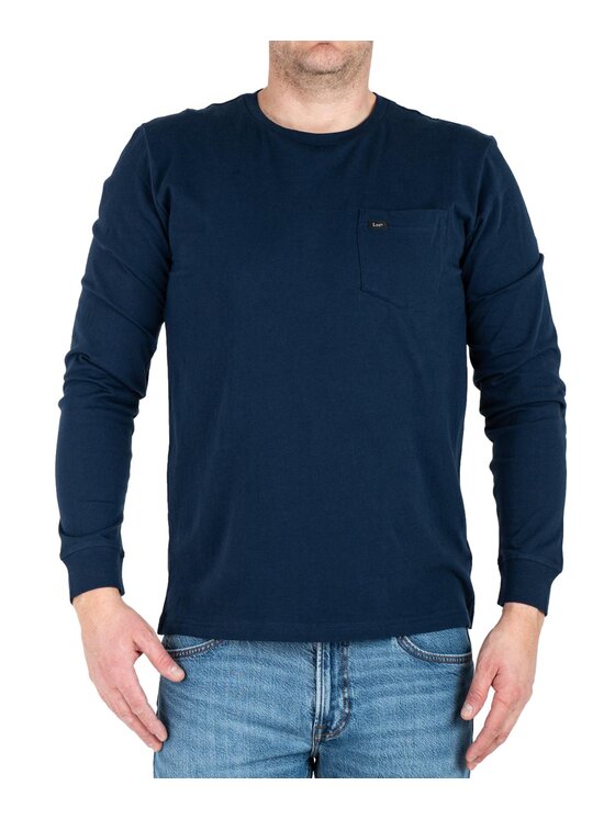 Lee Lee T-Shirt 112358065 Granatowy Regular Fit