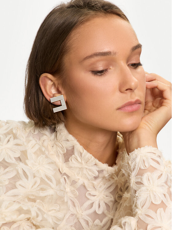 Elisabetta Franchi Elisabetta Franchi Сережки OR-28K-46E2-V150 Білий