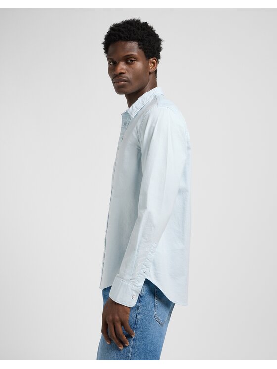 Lee Lee Koszula Patch Shirt Niebieski Regular Fit