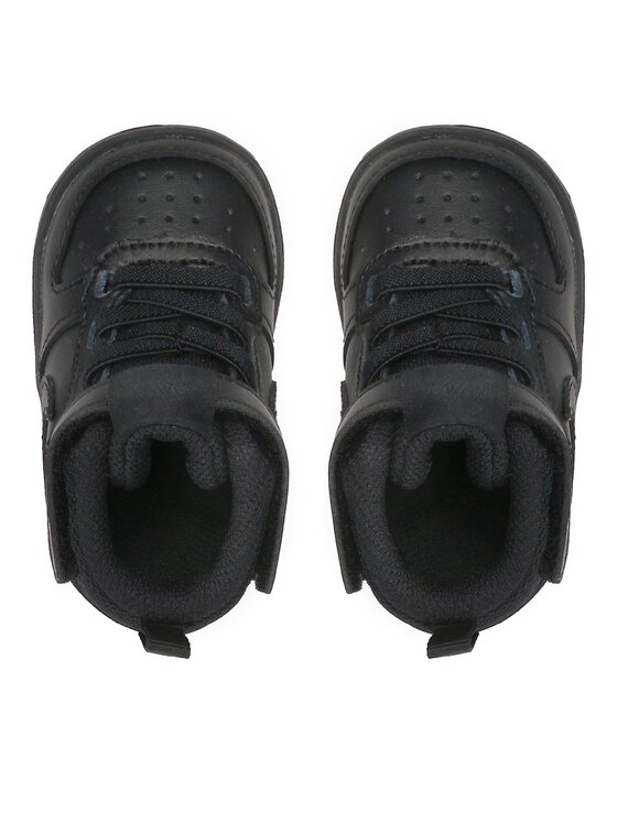 Nike Nike Сникърси Court Borough Mid 2 (TDV) CD7784 001 Черен