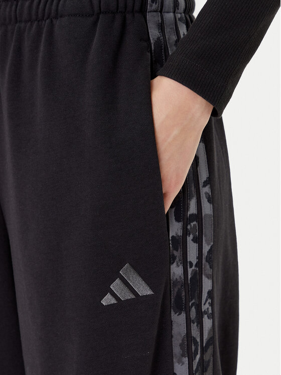 adidas adidas Jogginghose Animal Print 3-Stripes JM1840 Schwarz Loose Fit