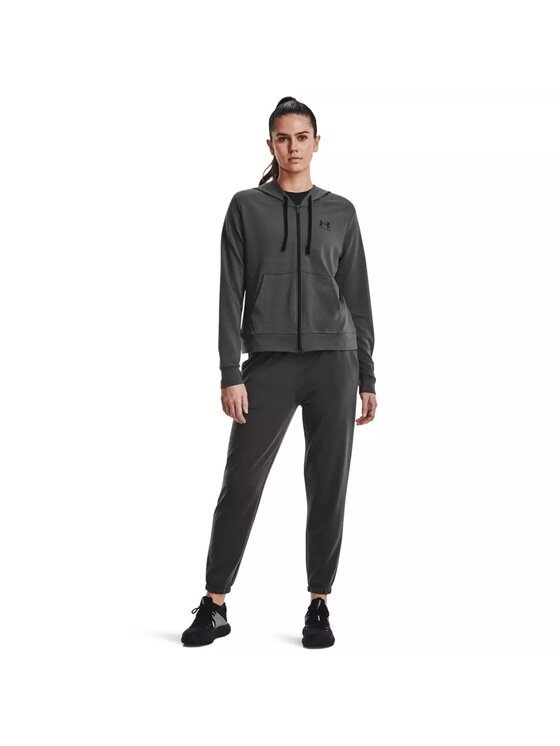 Under Armour Under Armour Felpa Rival Terry FZ Hoodie Nero Regular Fit
