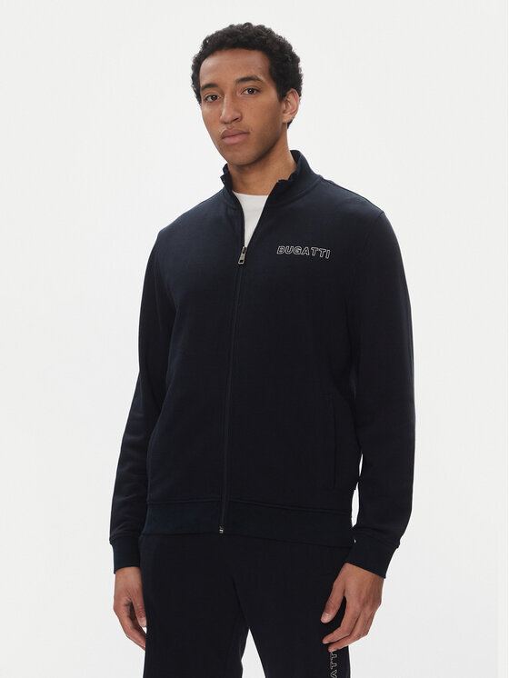 Bugatti Mikina 8750 75070C Tmavomodrá Regular Fit