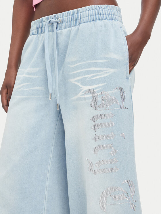 Juicy Couture Juicy Couture Jeansy JCDBJ226962 Niebieski Wide Leg