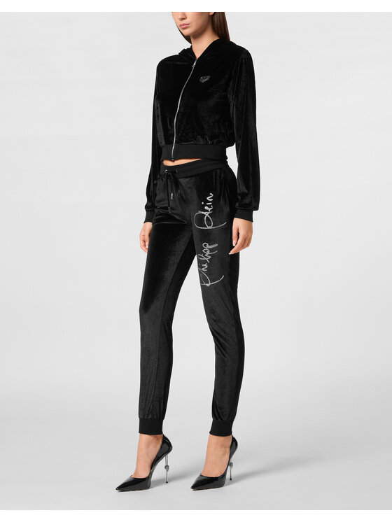 PHILIPP PLEIN PHILIPP PLEIN Mikina 9551 Černá Regular Fit