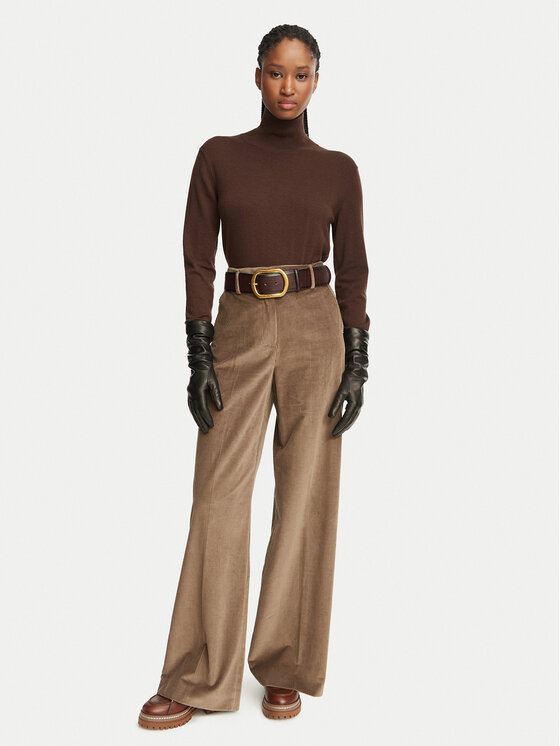 Weekend Max Mara Weekend Max Mara Гольф Kiku 2625366092 Коричневий Regular Fit