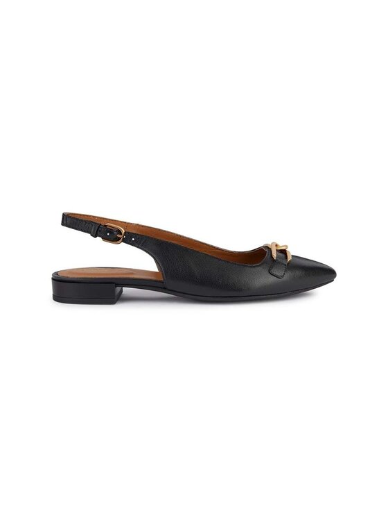 Baleriny Geox, Rozmiar 36, Czarne, D459BB 000TU C9999