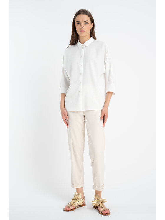 CLICK CLICK Košeľa 10-6813 Biela Comfortable Fit