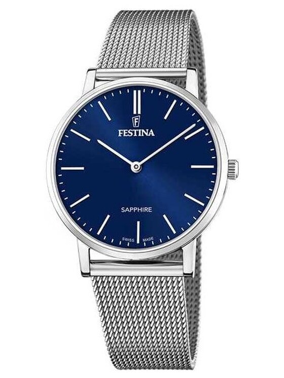Festina Festina Zegarek F20014/2 Srebrny