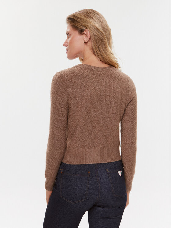 Guess Guess Kardigāns W3BR15 Z2QA0 Brūns Regular Fit