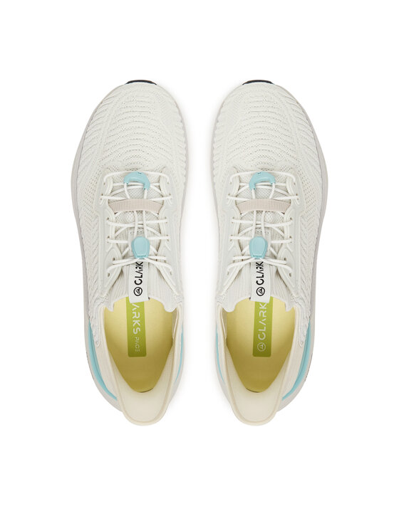 Clarks Clarks Sneakersy Pace Rise 26187374 Biały
