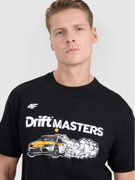 4F 4F T-Shirt TEAMWEAR Czarny Regular Fit