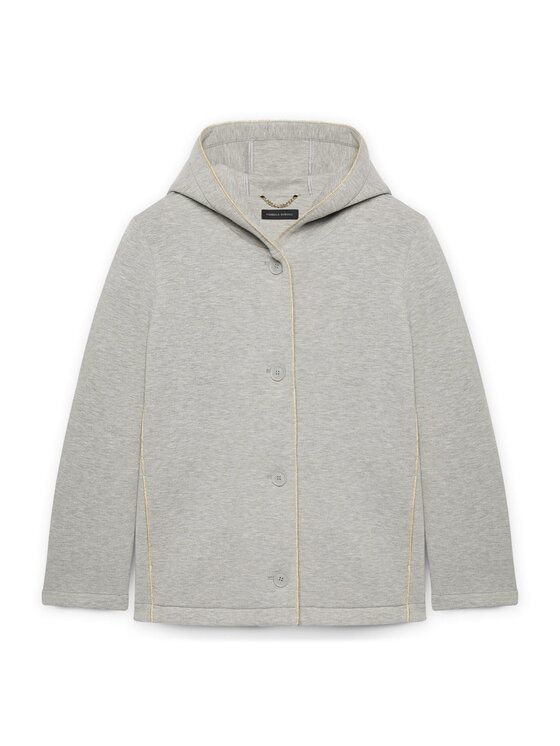 Fiorella Rubino Fiorella Rubino Cappotto 8074L000079N013 Grigio A-Line Fit