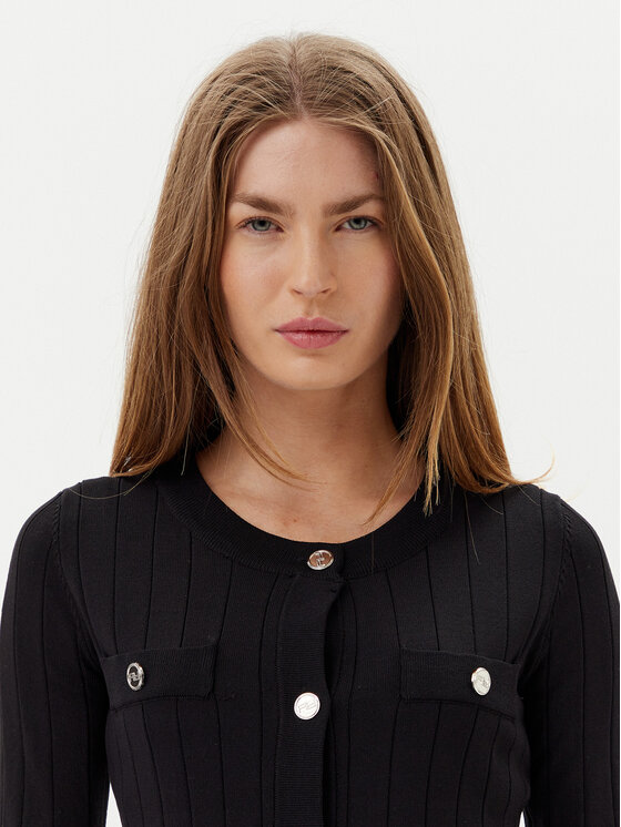 Artigli Artigli Kardigán ACMA001877 Fekete Regular Fit