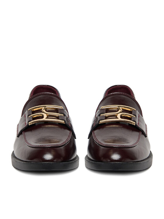 JENNY JENNY Loafersy CEO-HYF62303CS-1 Bordowy