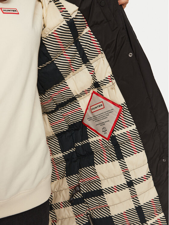 Hunter Hunter Kabát pro přechodné období HARW0014242 Černá Regular Fit